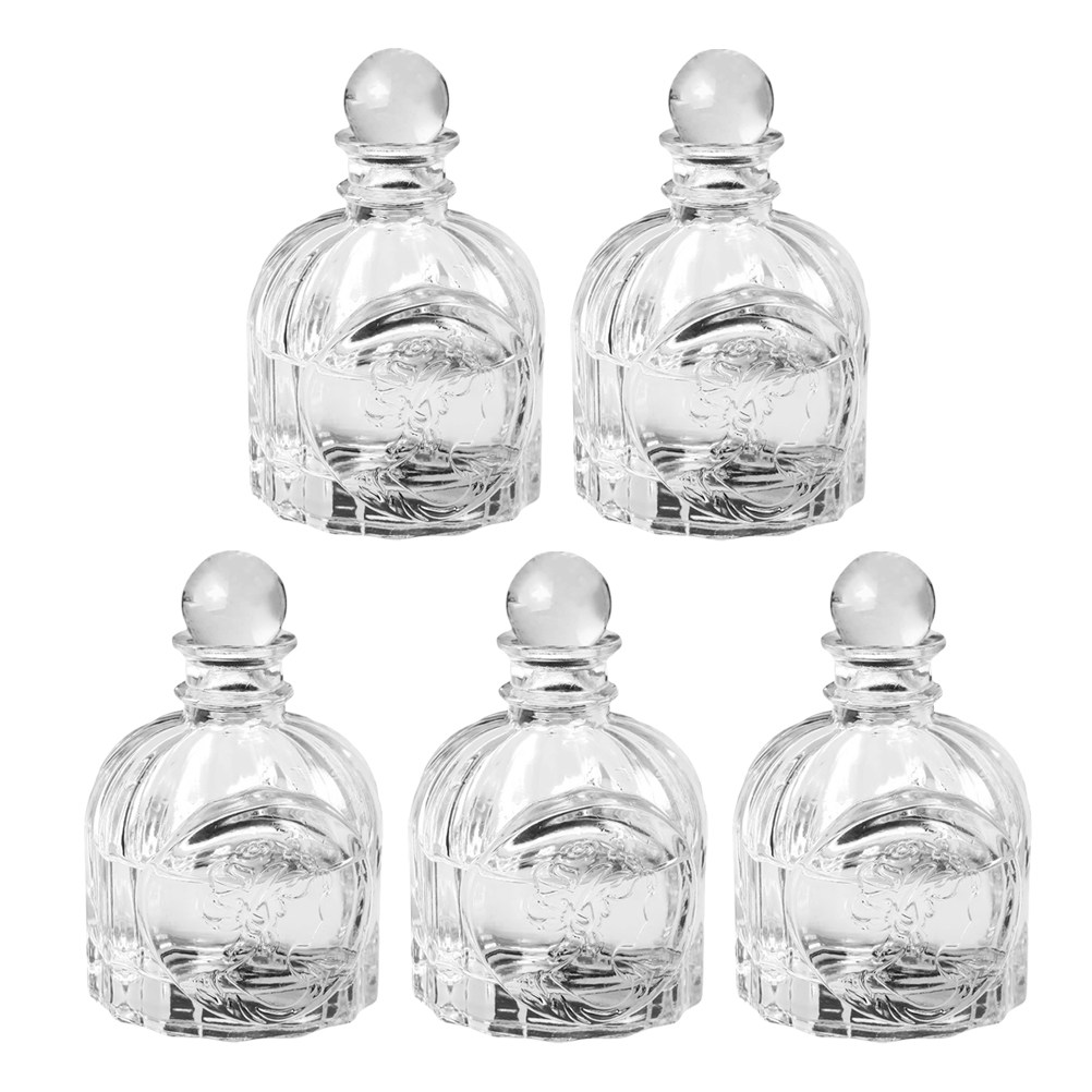 Fragrance Perfume Car - 5Sets Fragrance Bottles Transparent French Style