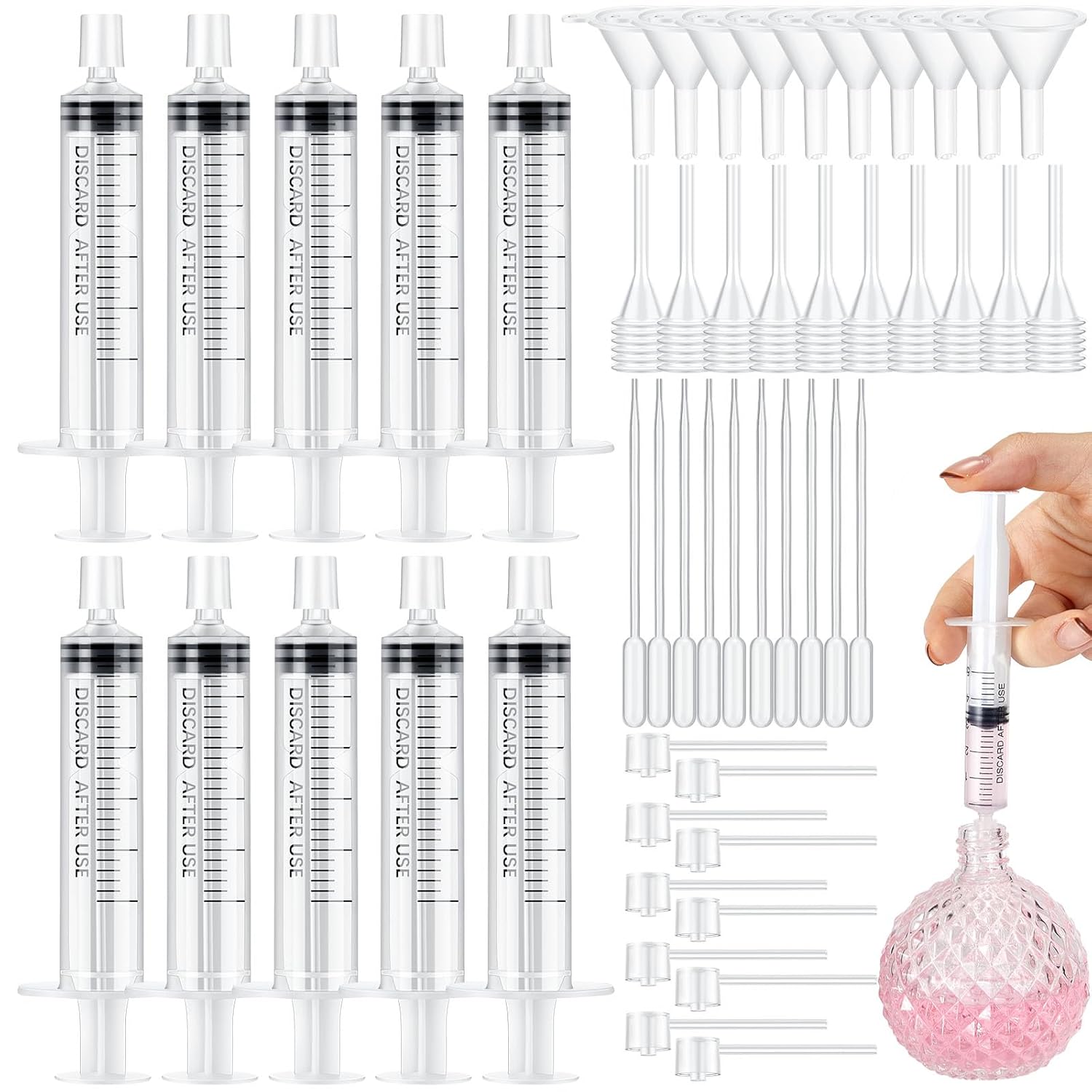 Perfume Fragrance Ingredients - 25/50PCS perfume refill pump tool transfer