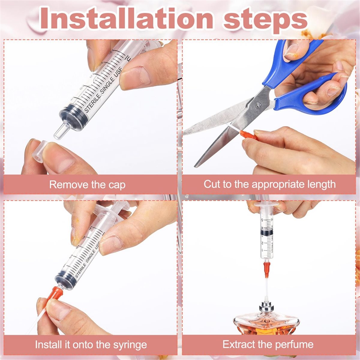 Perfume Fragrance Time - Time Saving 64Pcs 5ml Perfume Refill