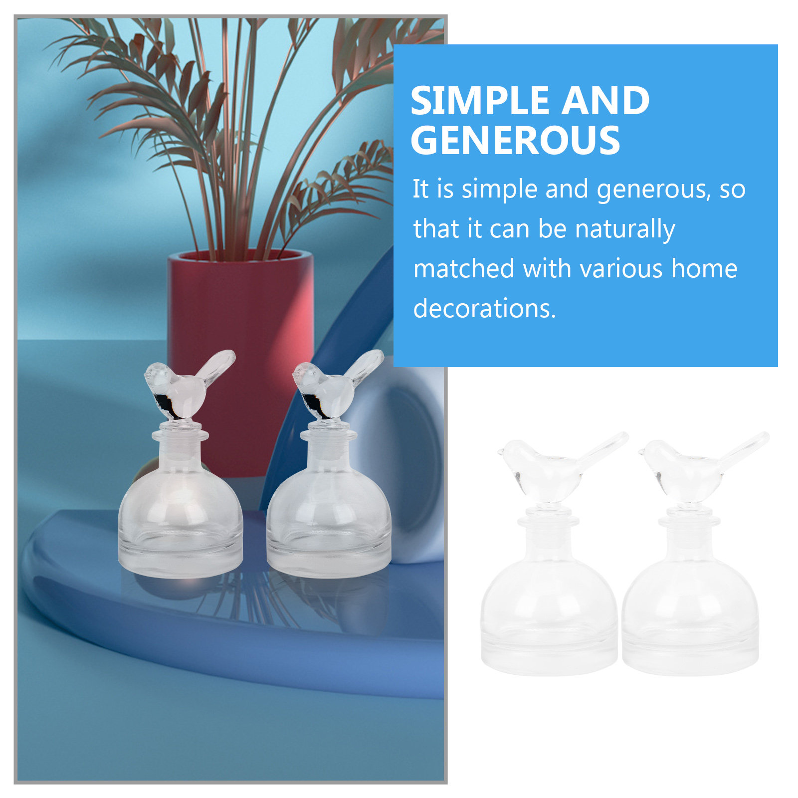 2Pcs Glass Perfume Bottles Pre - Fragrance Perfume Car ulasan dan harga