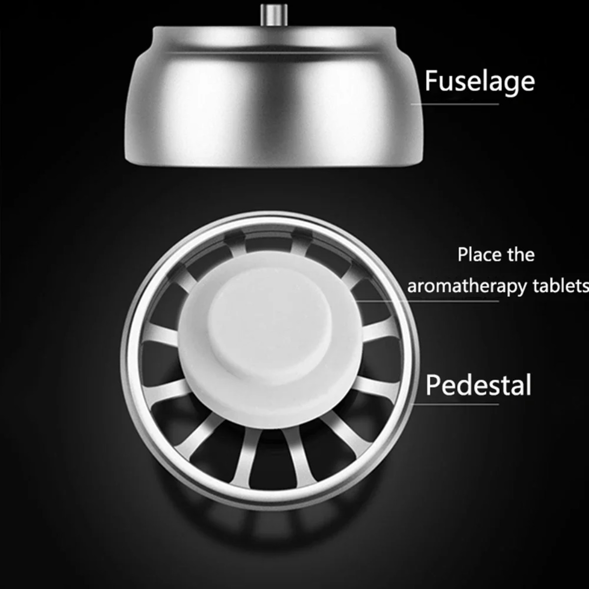 Car Air Freshener Rotatable Ve - Perfume Fragrance Time ulasan dan harga