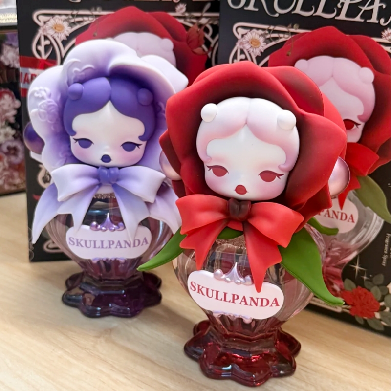 Hot POP MART Skullpanda Petals - Perfume Fragrance Kit ulasan dan harga