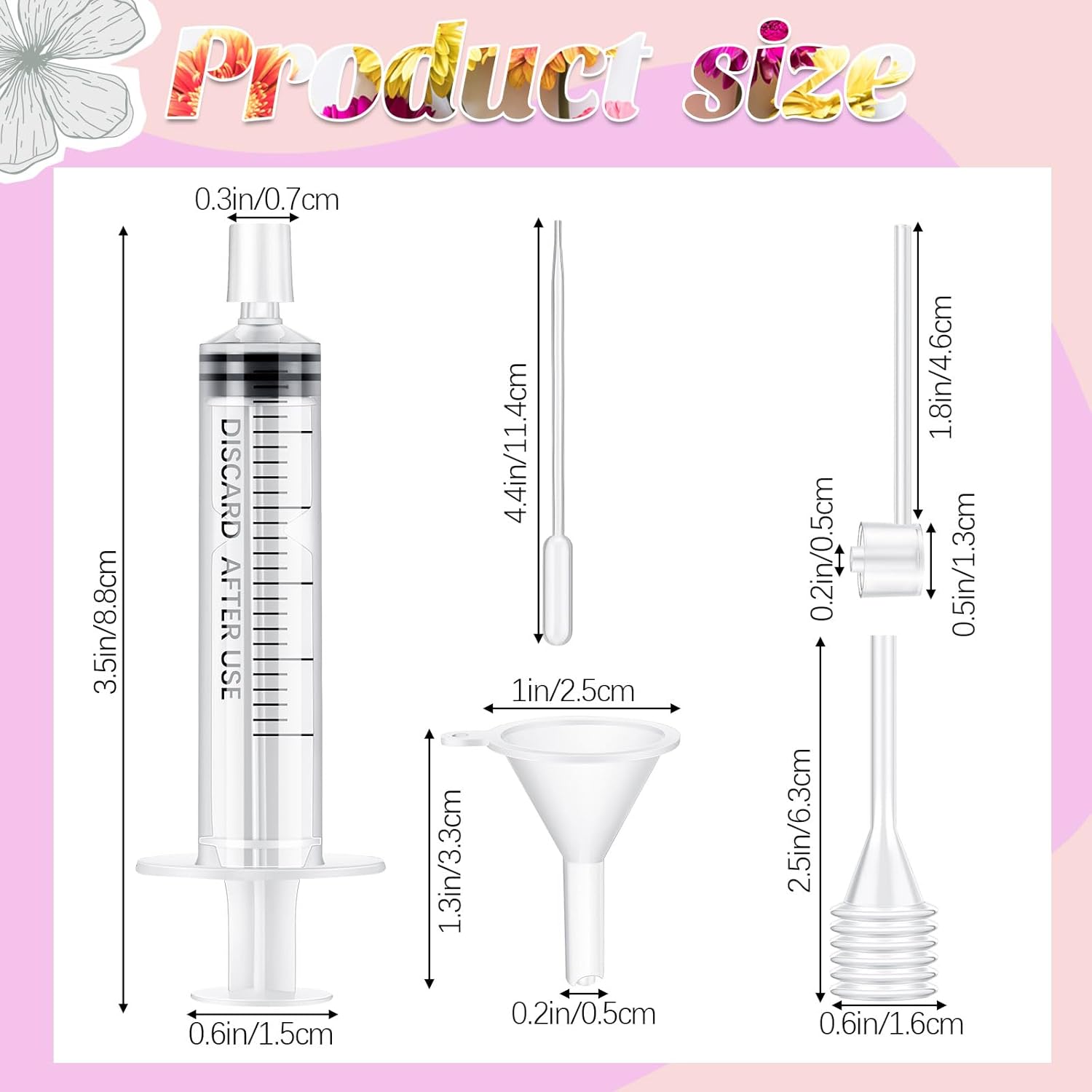 25/50PCS  perfume refill pump  - Perfume Fragrance Ingredients ulasan dan harga