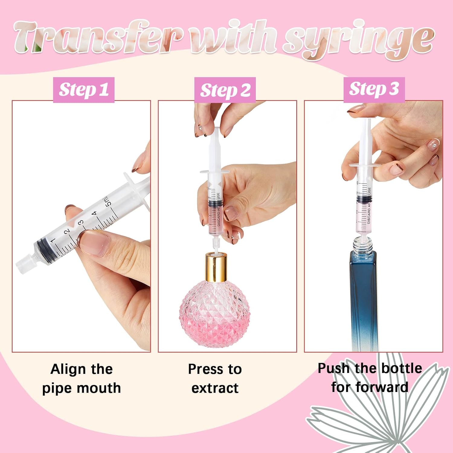 25/50PCS  perfume refill pump  - Perfume Fragrance Ingredients ulasan dan harga