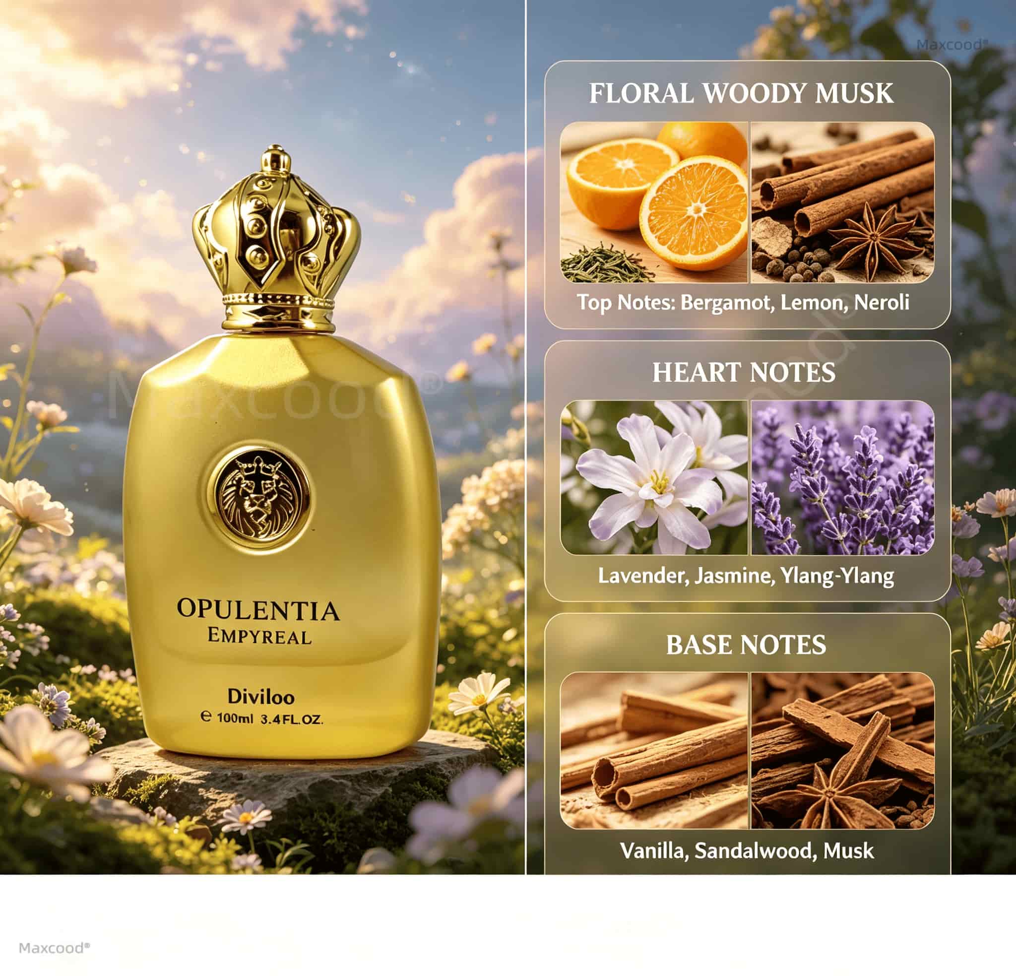 Floral, Woody, and Musky Notes - Perfume Fragrance For Men ulasan dan harga