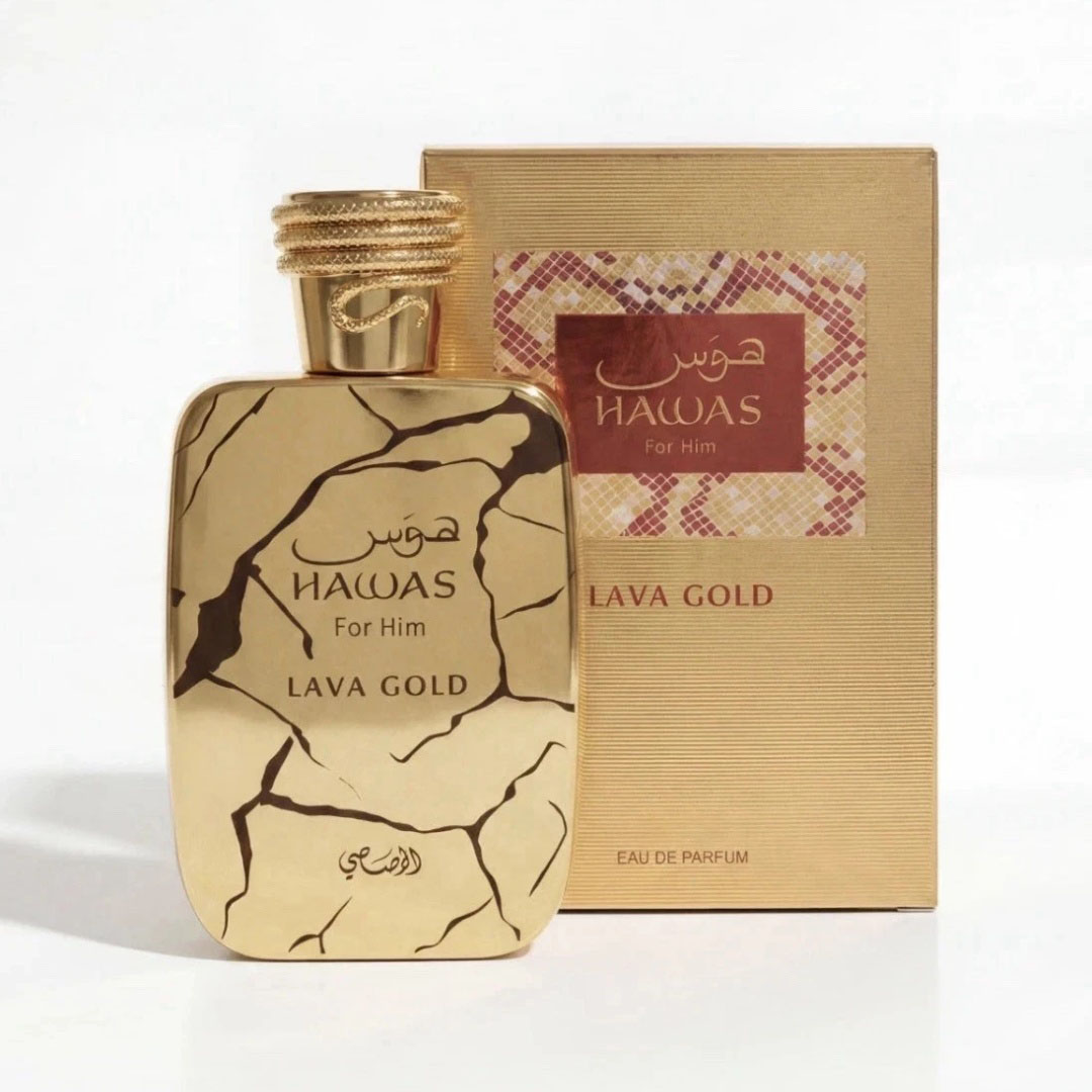 Hawas Lava Gold by Rasasi 100m - Perfume Fragrance For Men ulasan dan harga