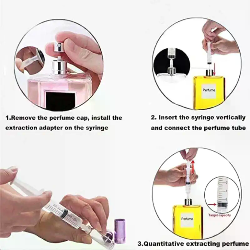 1/3Pcs Syringe Plastic Perfume - Perfume Fragrance Ingredients ulasan dan harga