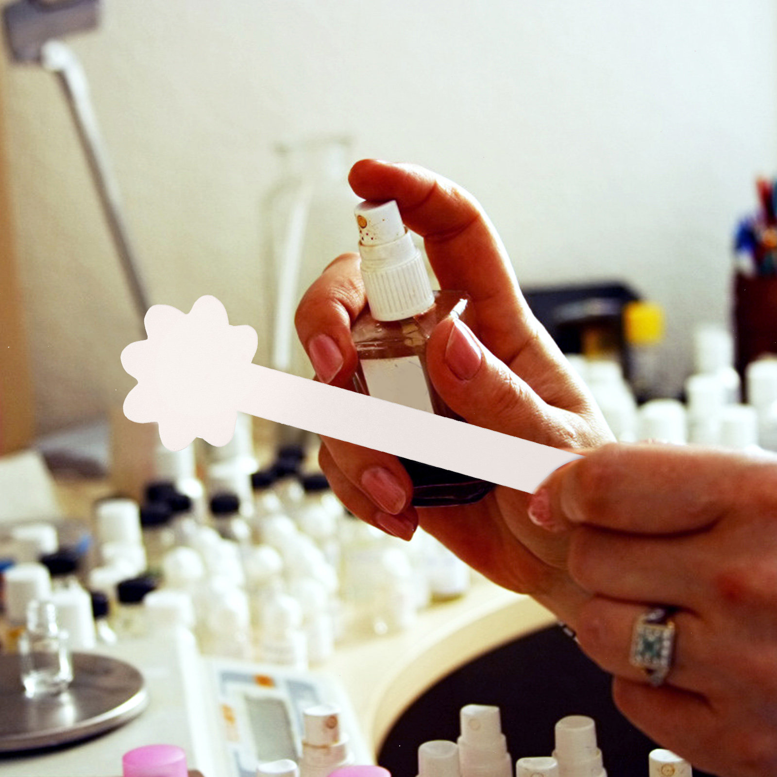 100Pcs Perfume Testing Strips  - Perfume Fragrance Tester ulasan dan harga