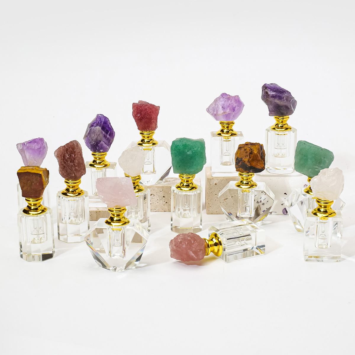 1PC Natural Amethyst Crystal C - Perfume Fragrance Ingredients ulasan dan harga