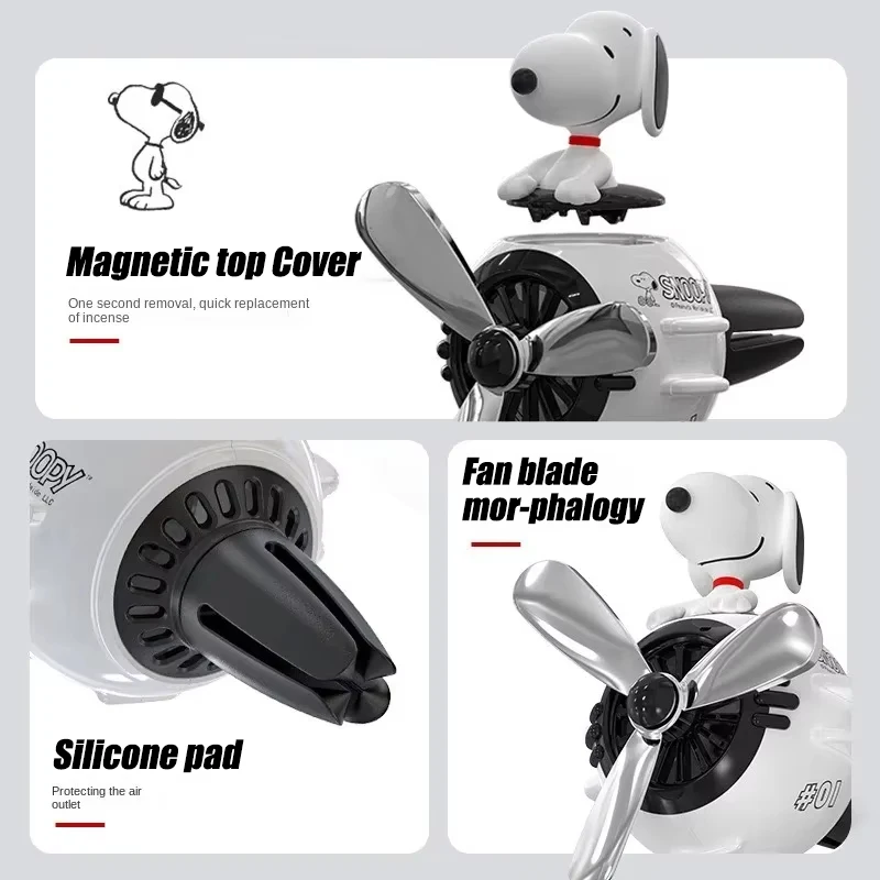 Kawaii Pilot Snoopy Car Aromat - Fragrance Perfume Car ulasan dan harga